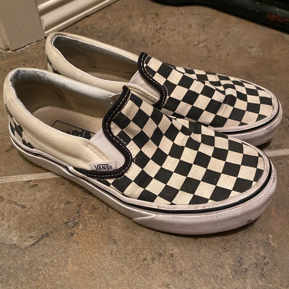 Checkered Vans